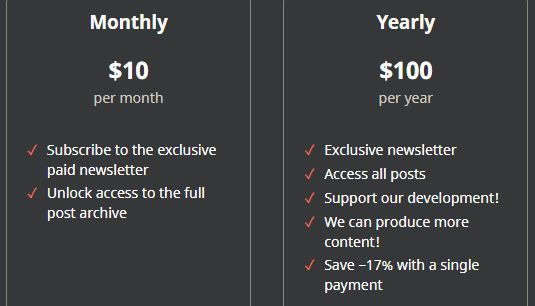 Subscription adjusted!